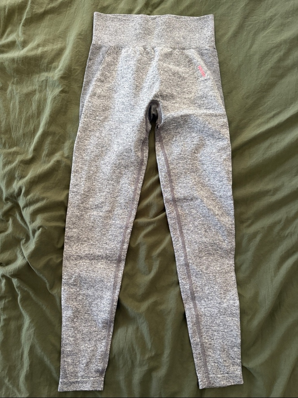 Gymshark Gray Heather High-Waist Leggings